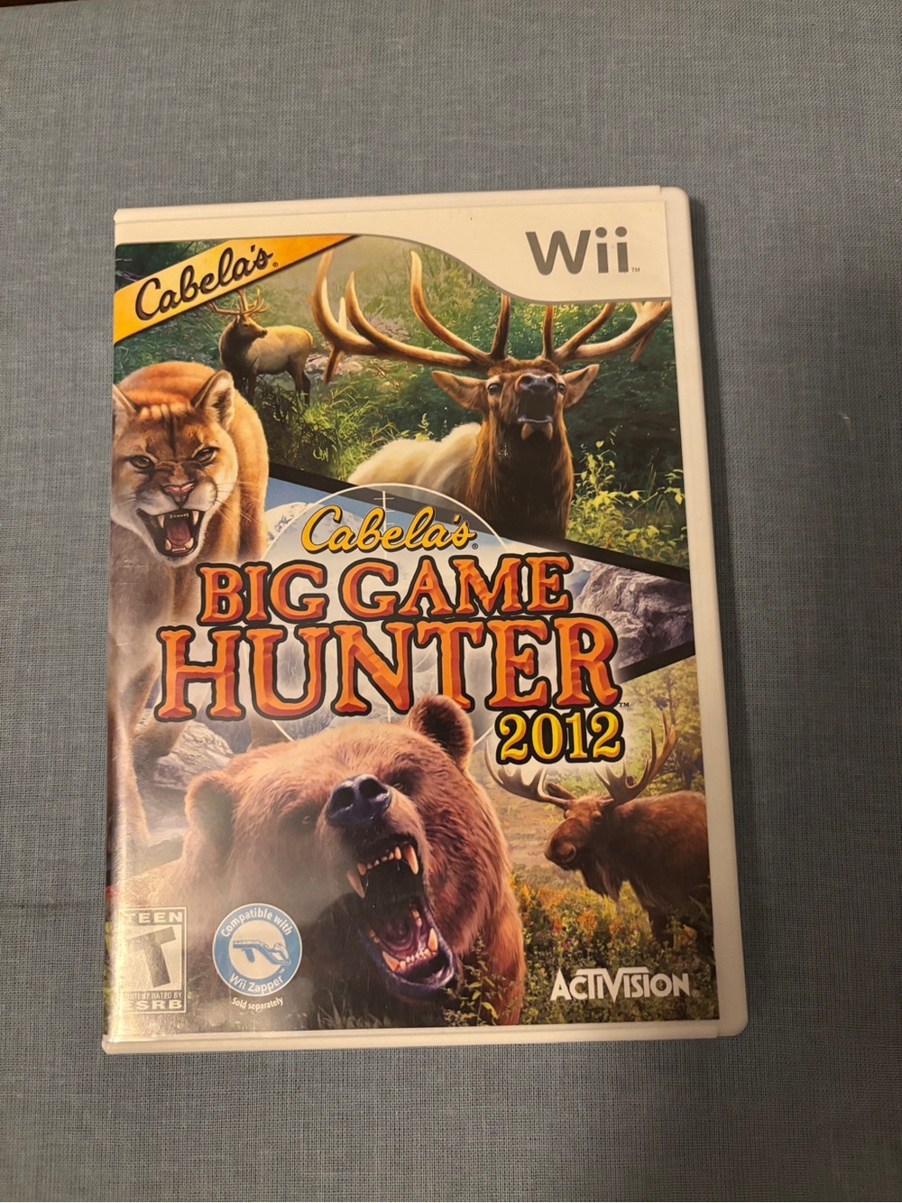 Cabela's Big Game Hunter Wii game with gun